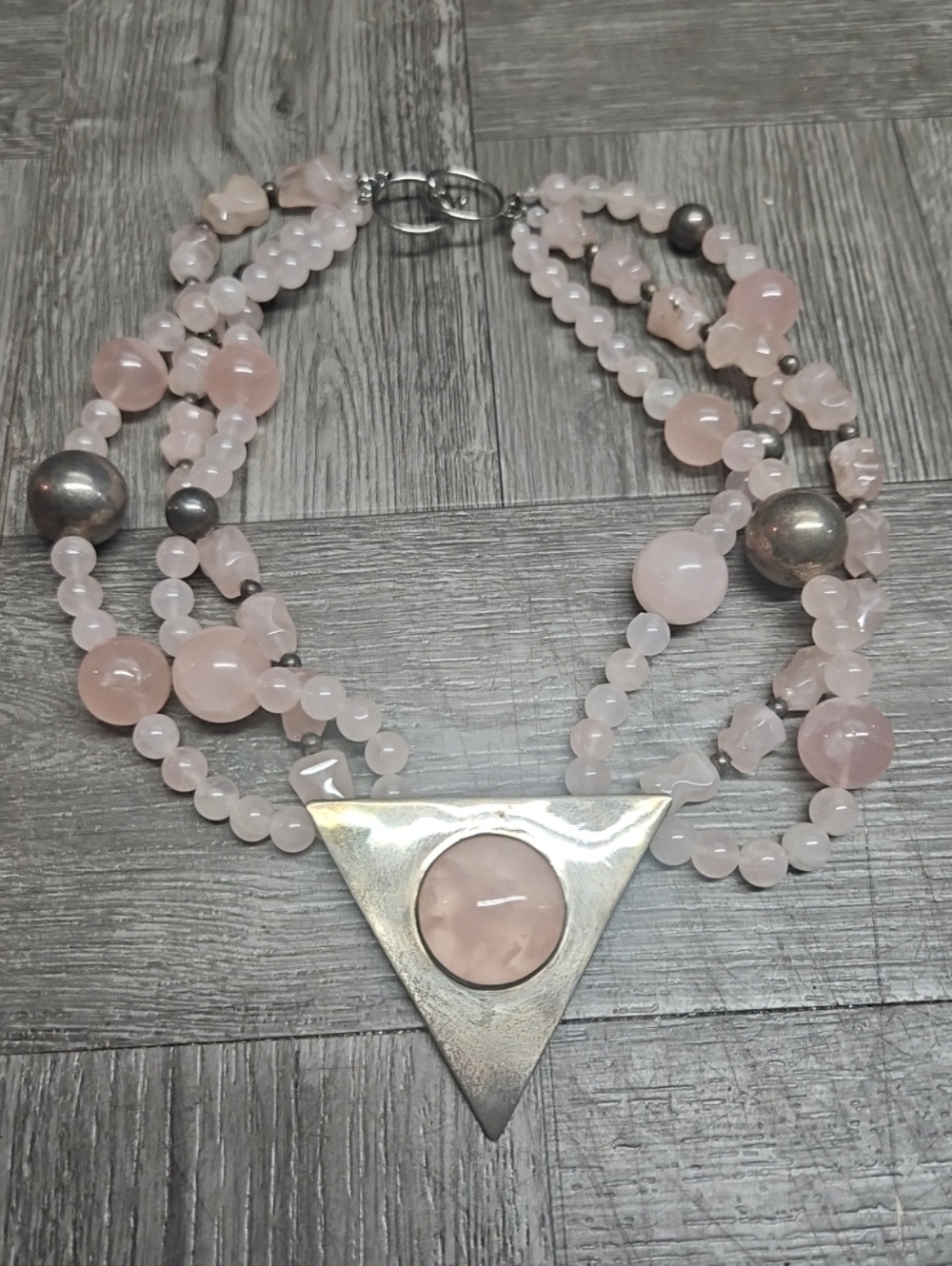 Tulla Booth Pink Rose Quartz Necklace
